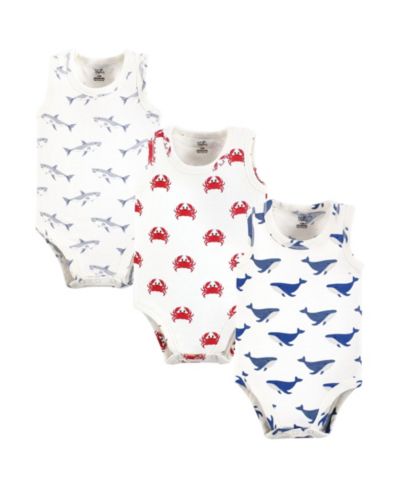 Touched by Nature Natural Cotton Sleeveless Bodysuits
