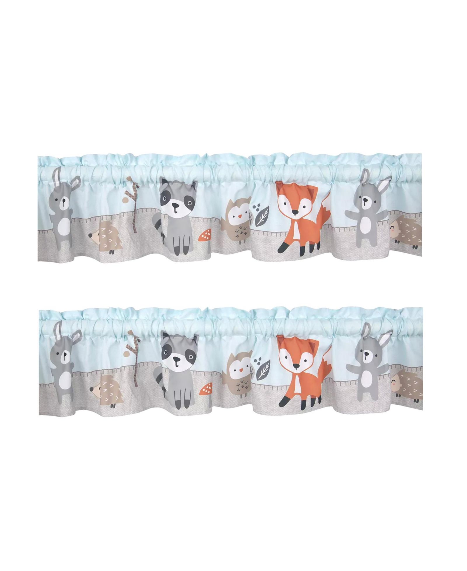 Bedtime Originals Woodland Friends Nursery/Child Window Valance 2-Pack