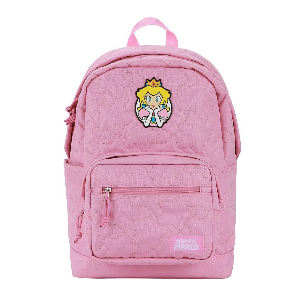 Рюкзак SUPER MARIO Brothers Princess Peach 17 Inch стеганый