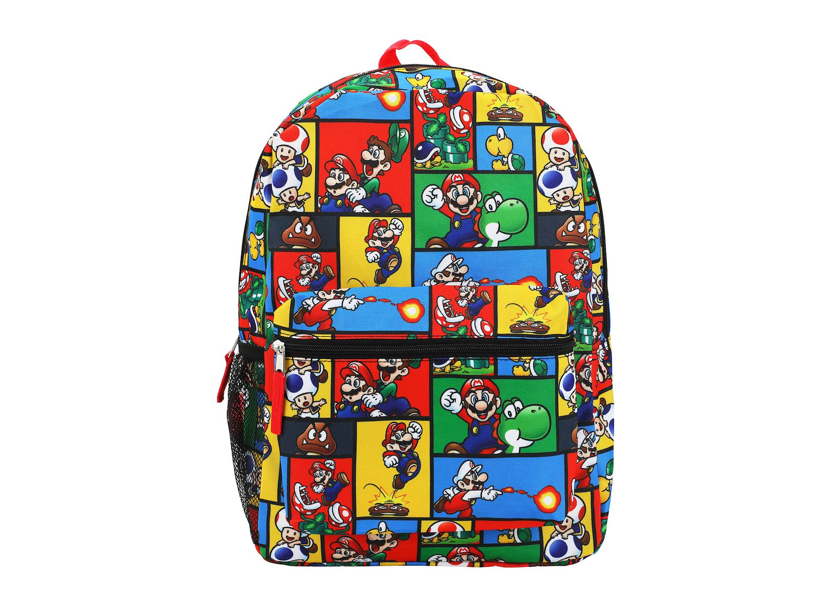 Super Mario Brothers All-Over Print 16" Backpack