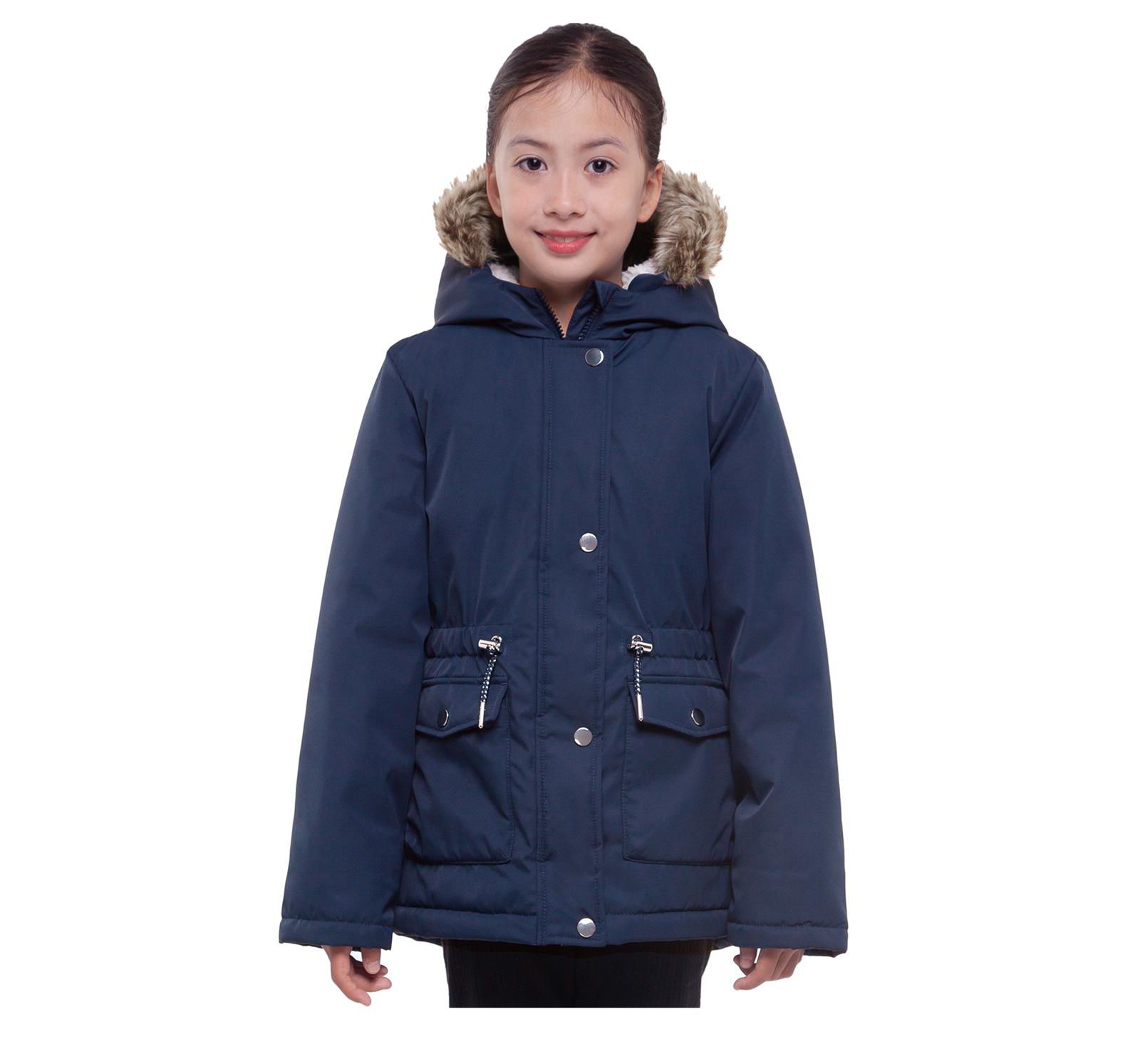 Rokka&Rolla Girls (4-16) Sherpa Fleece Lined Parka Coat
