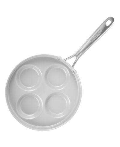 Керамическая сковорода для жарки яиц TECHEF Nonstick 10", 4-Cup