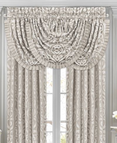 J Queen New York Astoria Waterfall Window Valance, 49" x 33"