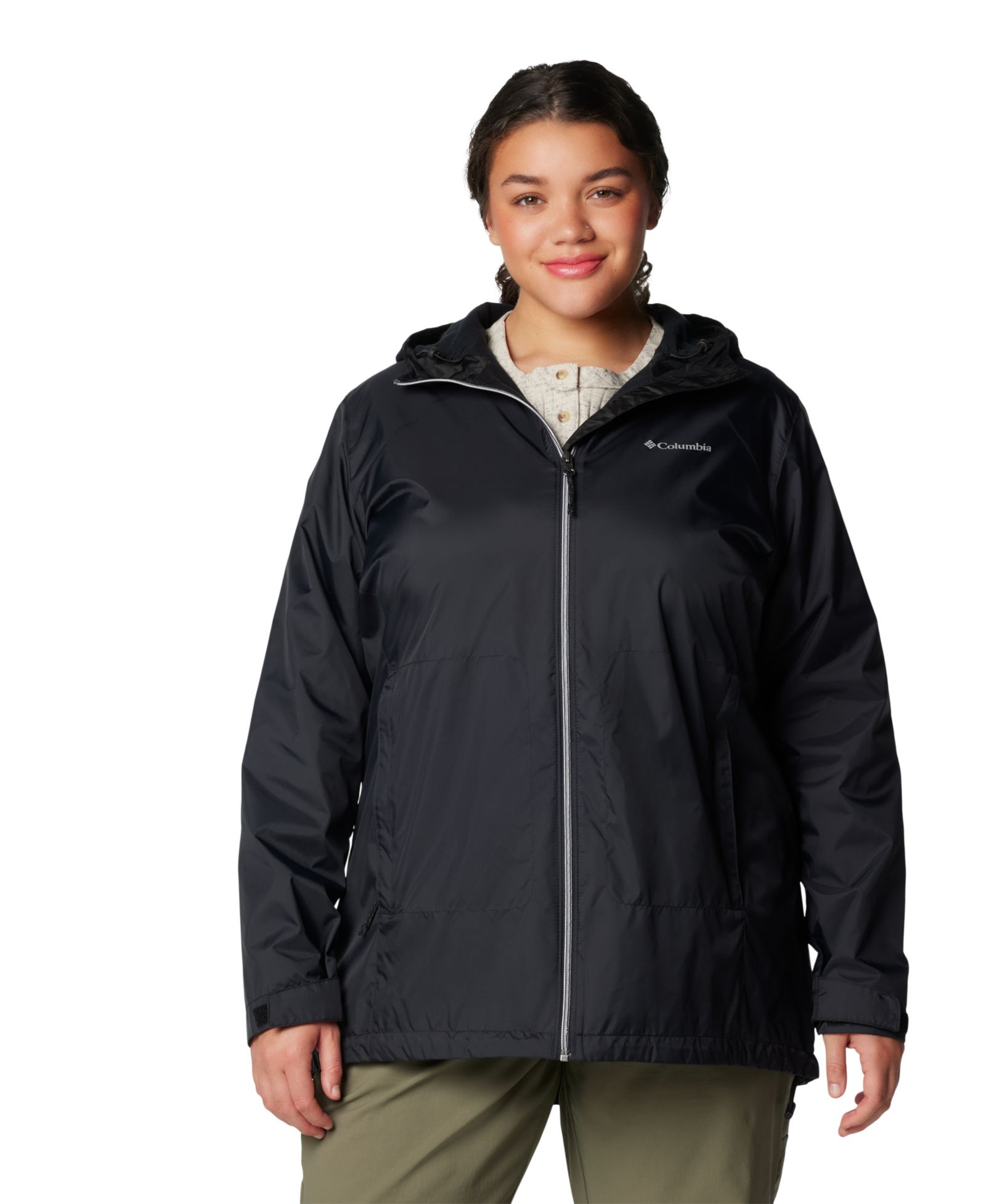 Columbia Plus Size Switchback Lined Long Zipper Jacket