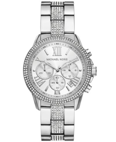 Женские часы Michael Kors Brynn Chronograph Stainless Steel 40mm