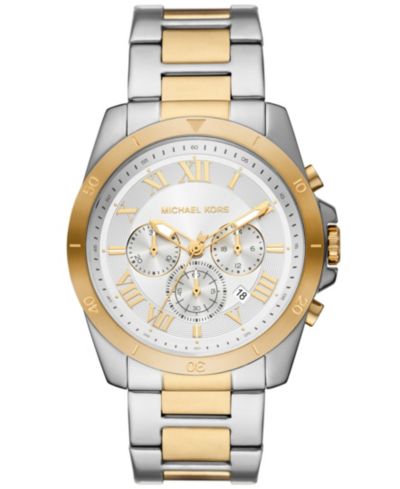 Мужские часы Michael Kors Alek Chronograph Two-Tone Stainless Steel 44mm