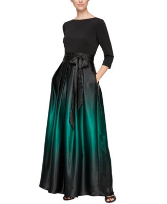 Женское вечернее платье SL Fashions с рукавами 3/4 и омбре