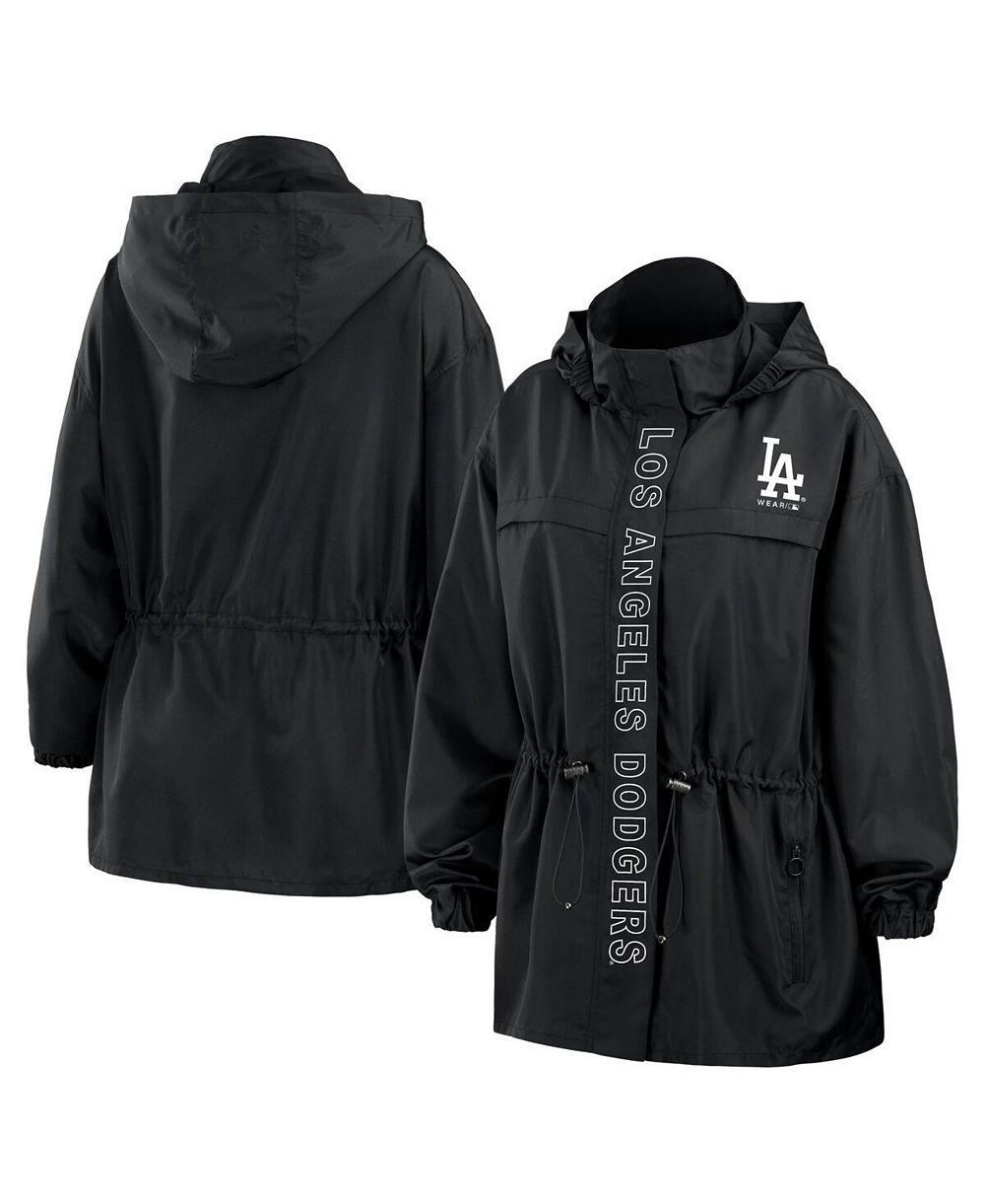 WEAR by Erin Andrews Women's Black Philadelphia Phillies Full-Zip Windbreaker Hoodie Jacket