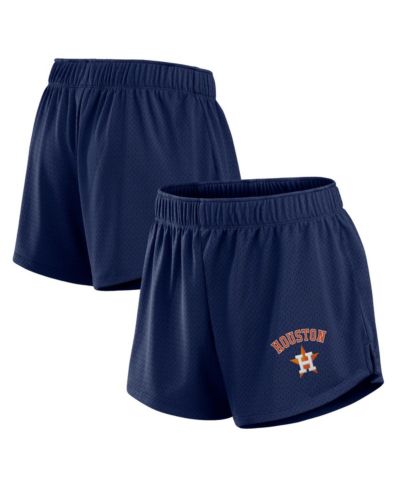 Шорты Fanatics Women's Navy Houston Astros Mesh