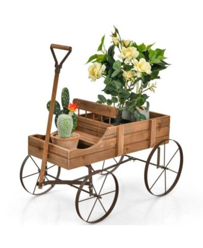 Деревянный ящик-клумба SUGIFT Wooden Wagon Plant Bed