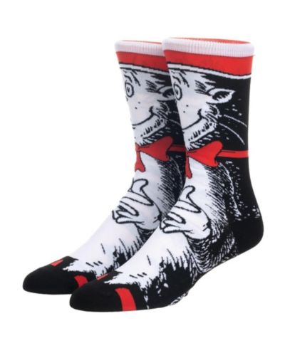 Носки Dr. Seuss Men's Dr Seuss Cat in the Hat 360 Character Crew