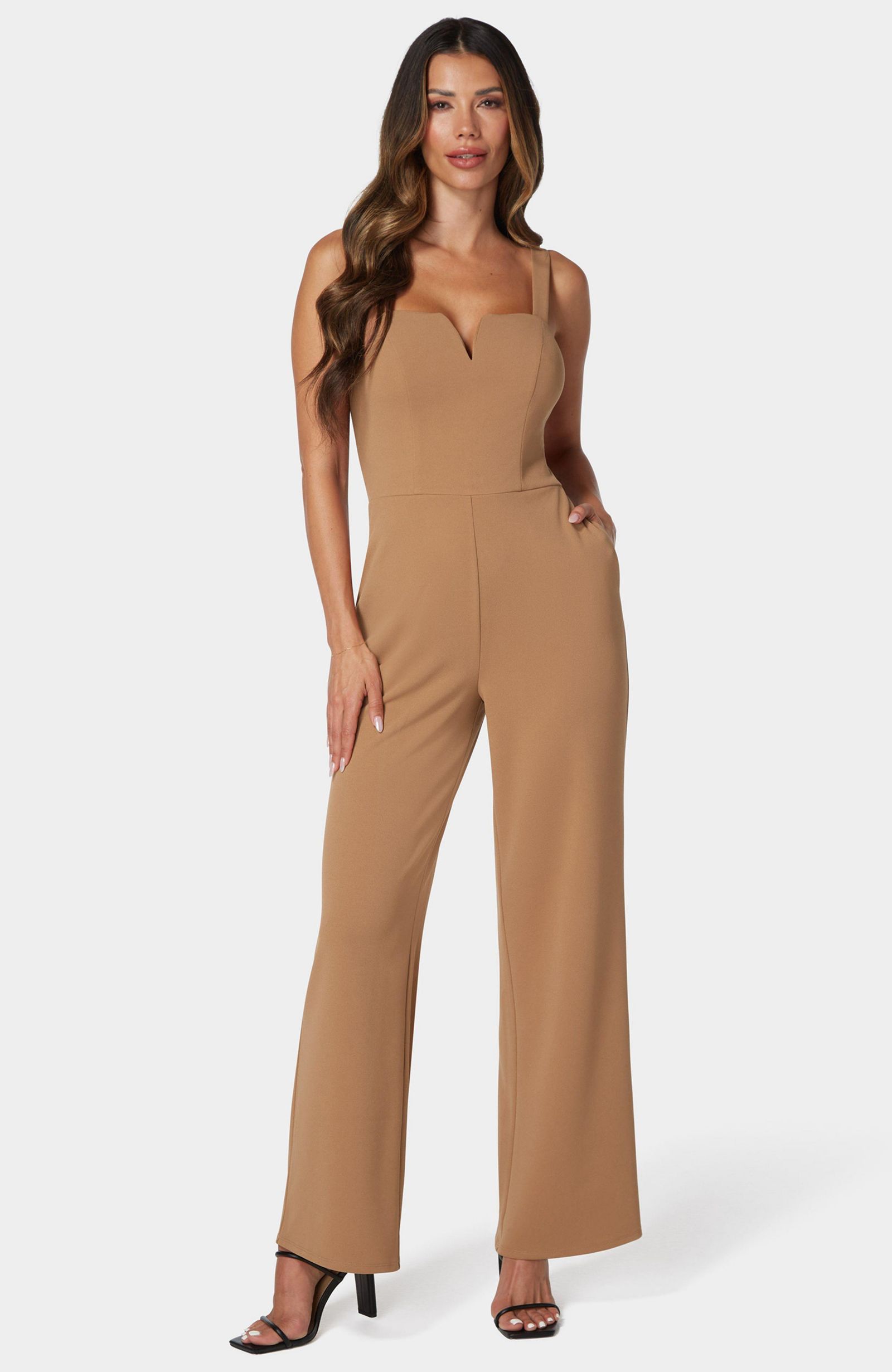 Женский комбинезон Bebe Scuba Crepe With Strap