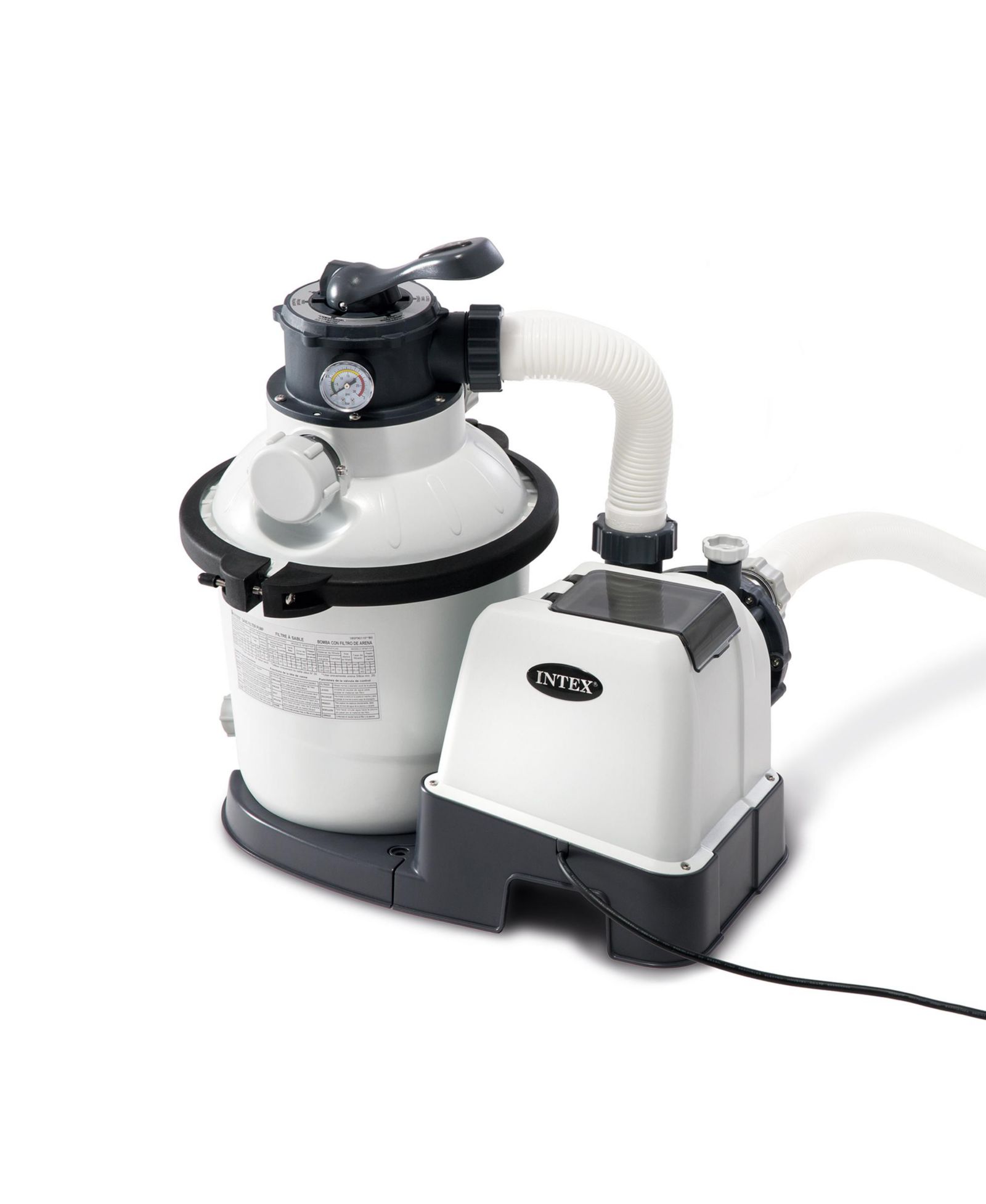 Intex Krystal Clear 1500 GPH Sand Filter Pump for Above Ground Swimming Pools