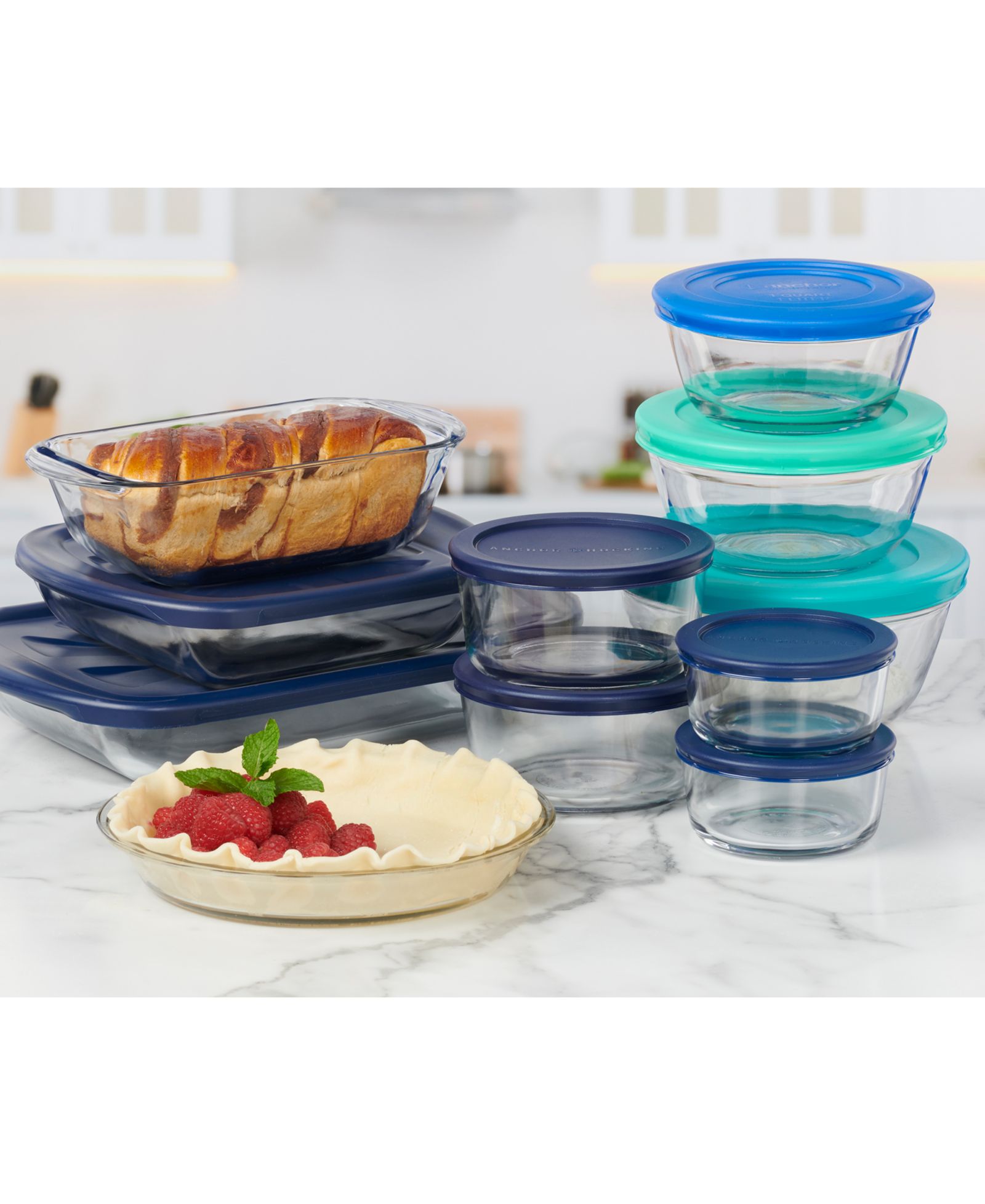 Набор для выпечки и хранения Anchor Hocking 20-Piece Bake, Store & Mix Set