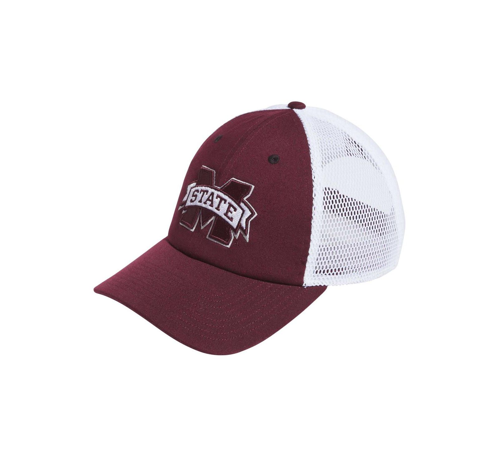 Adidas Men's Maroon Mississippi State Bulldogs Mascot Slouch Trucker Adjustable Hat