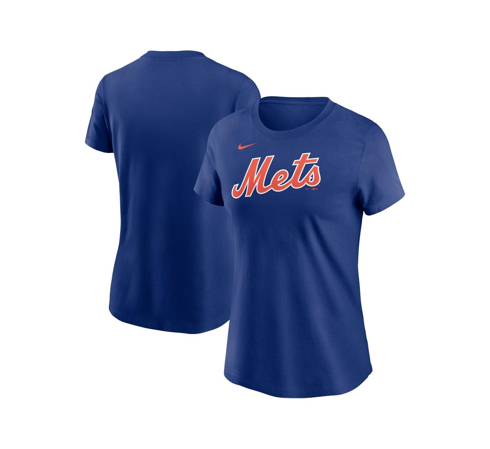 Nike Women's Royal New York Mets Wordmark T-Shirt