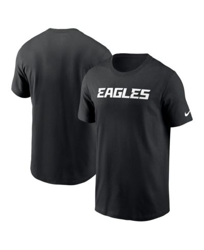 Nike Men's Black Philadelphia Eagles Primetime Wordmark Essential T-Shirt
