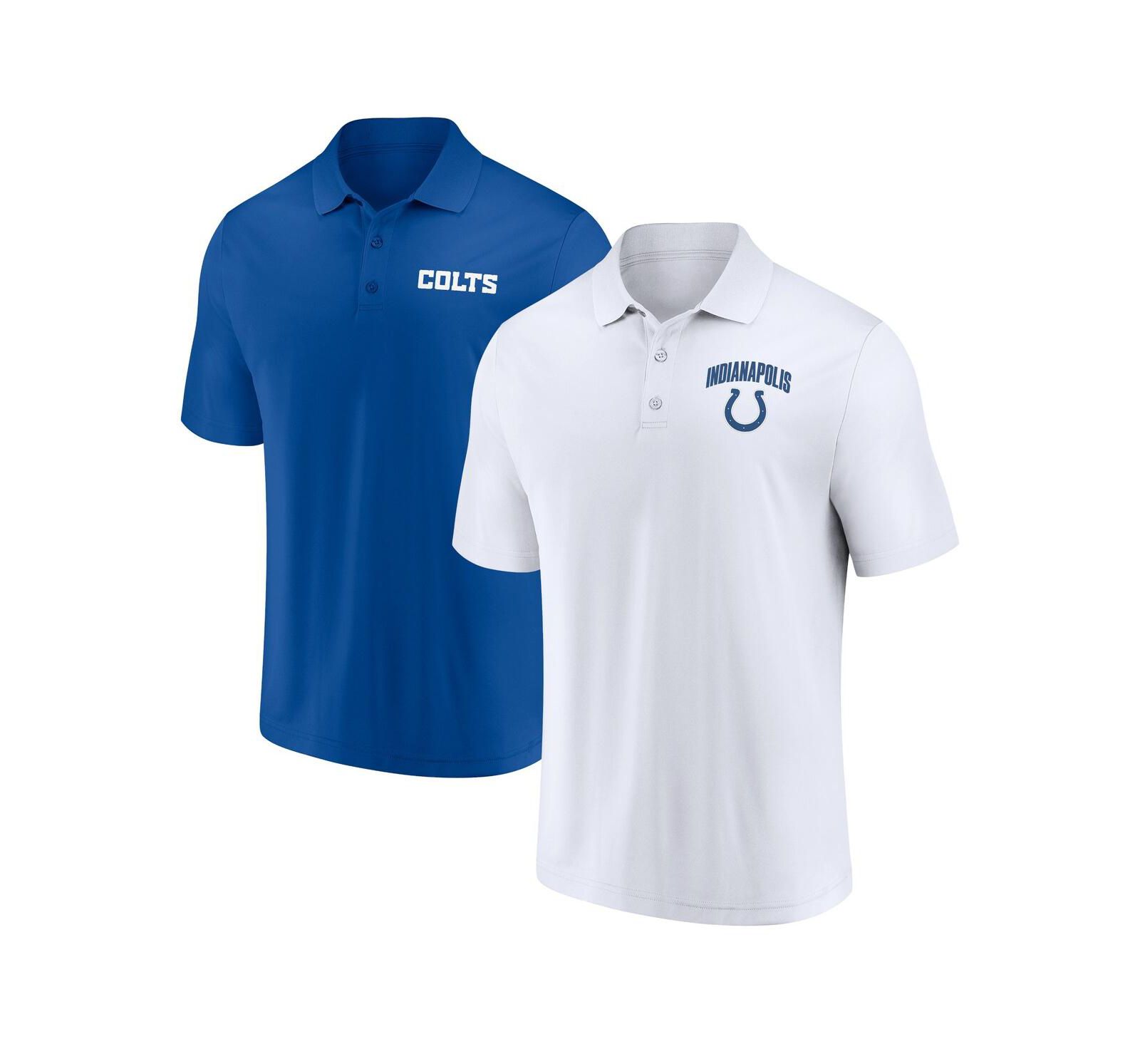 Fanatics Men's Indianapolis Colts Lockup Two-Pack Polo Shirt Set