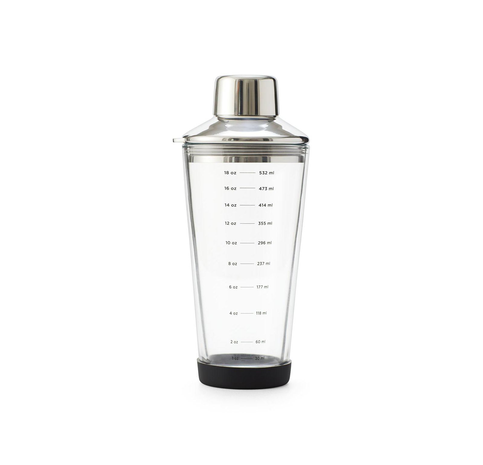 Rabbit Glass Cocktail Shaker, 18 oz.