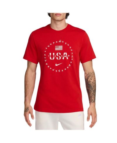 Мужская футболка Nike Team USA Premium Essentials Icon красная