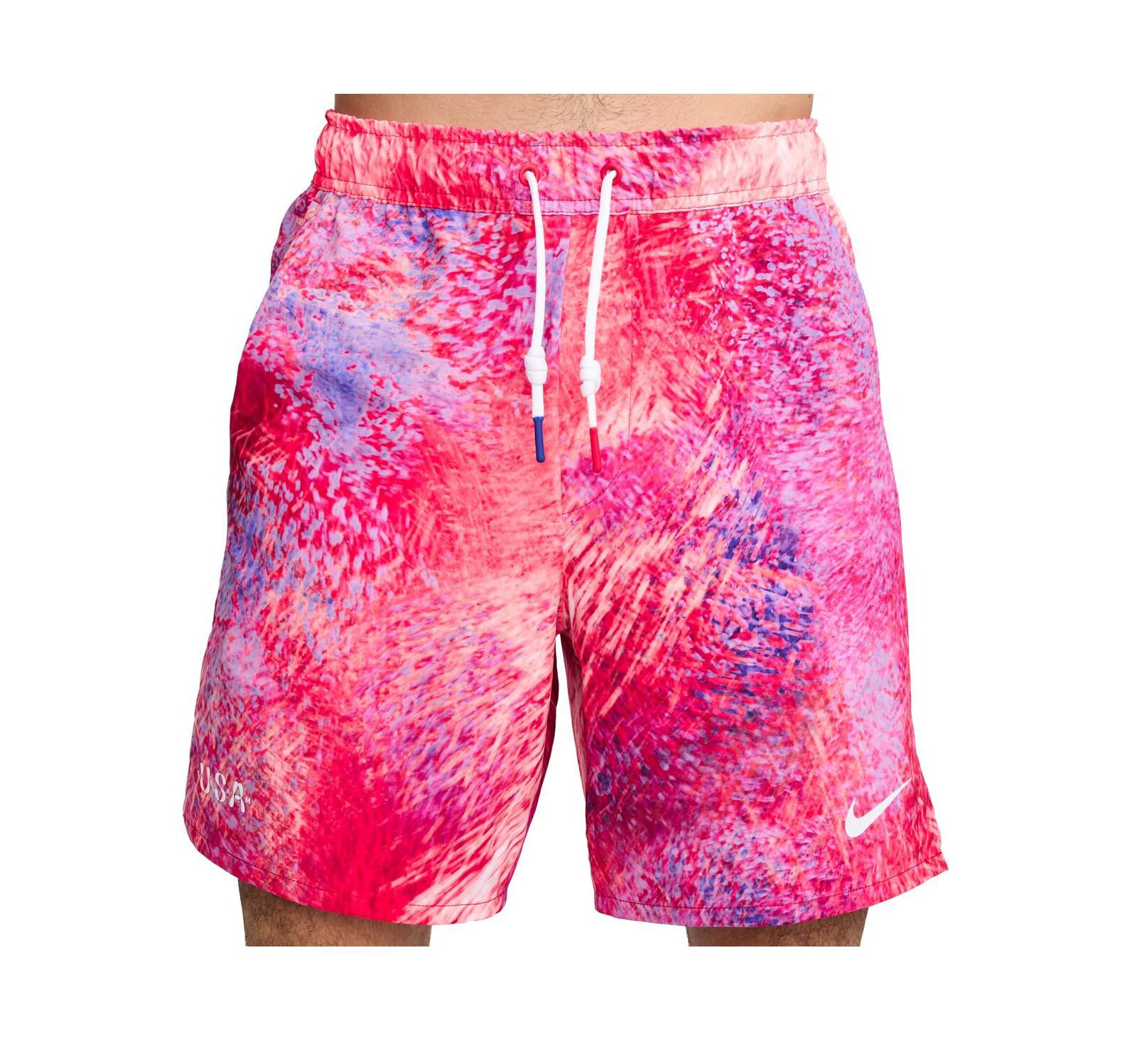 Nike Men's Red Team USA Allover Print Shorts