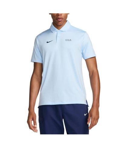 Nike Men's Light Blue Team USA Tour Performance Polo