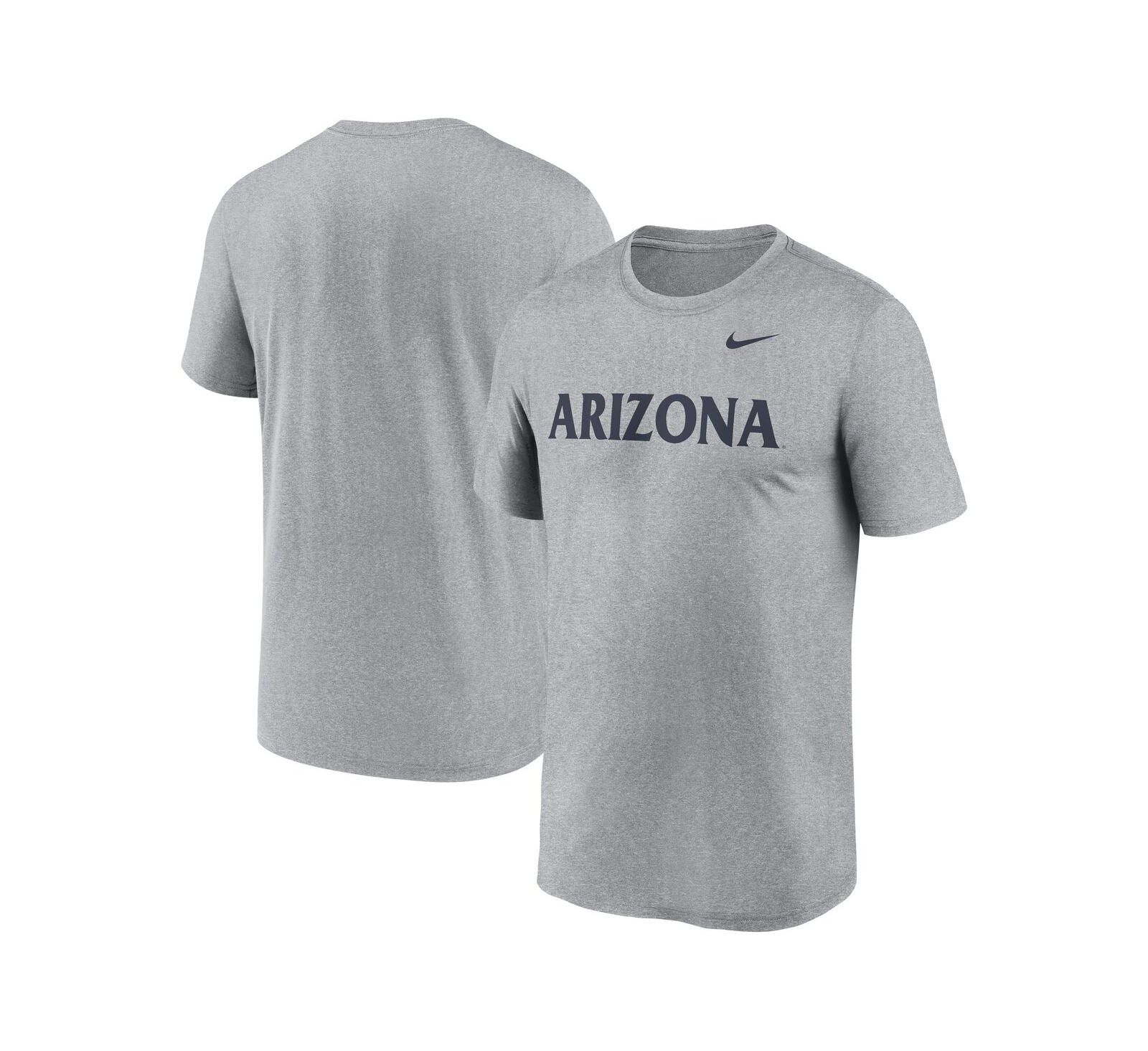 Футболка Nike Men's Heather Gray Arizona Wildcats Primetime Legend