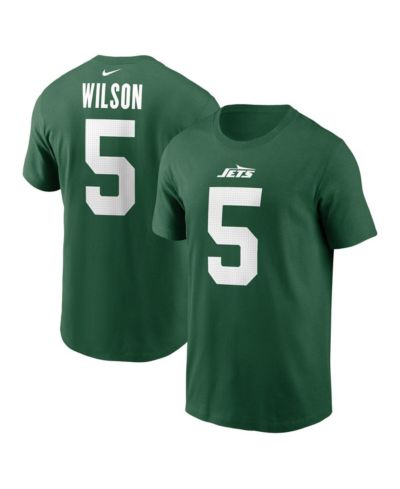 Мужская футболка Nike Green New York Jets Garrett Wilson