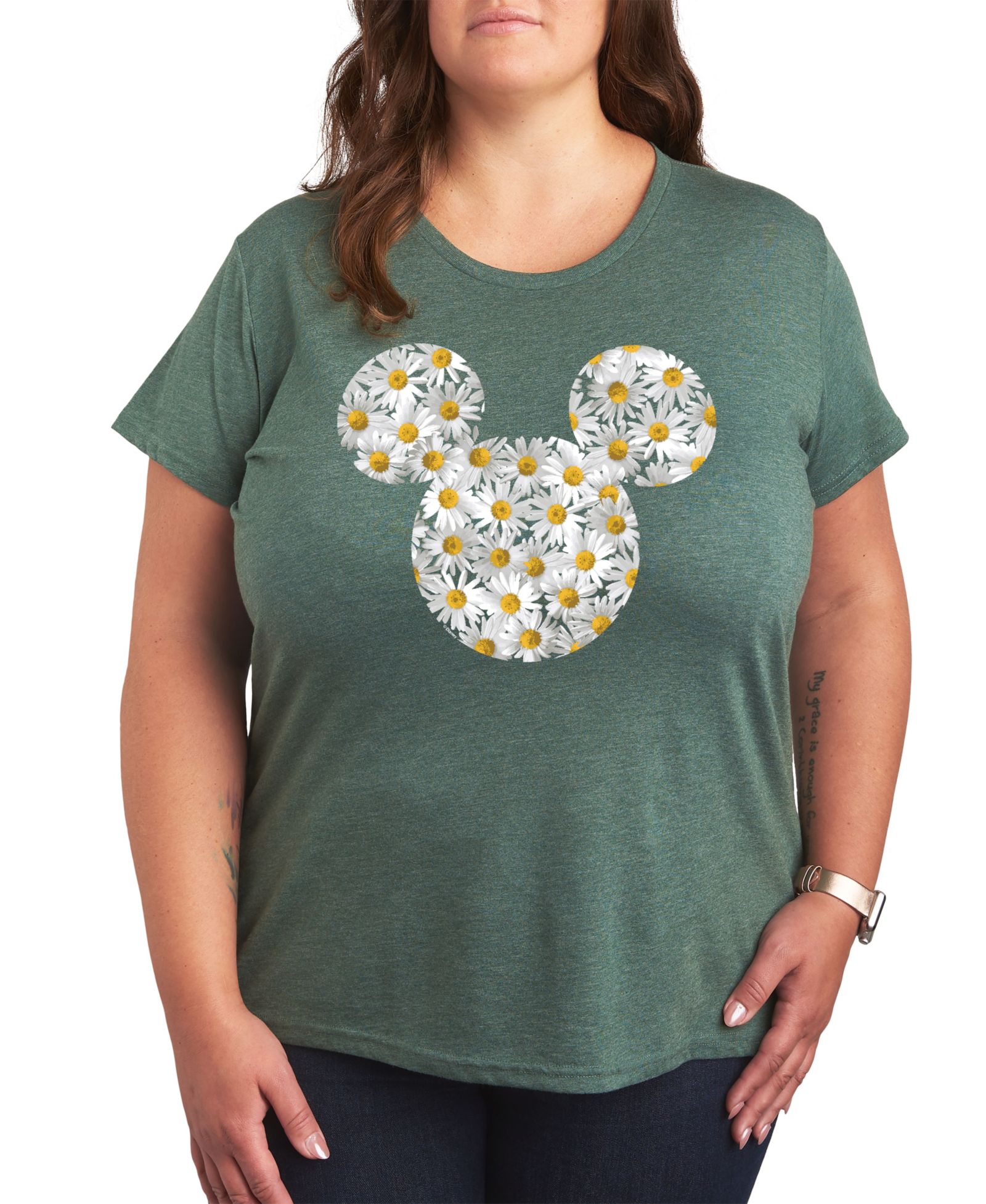 Графическая футболка Plus Size Hybrid Apparel Mickey Daisy Head