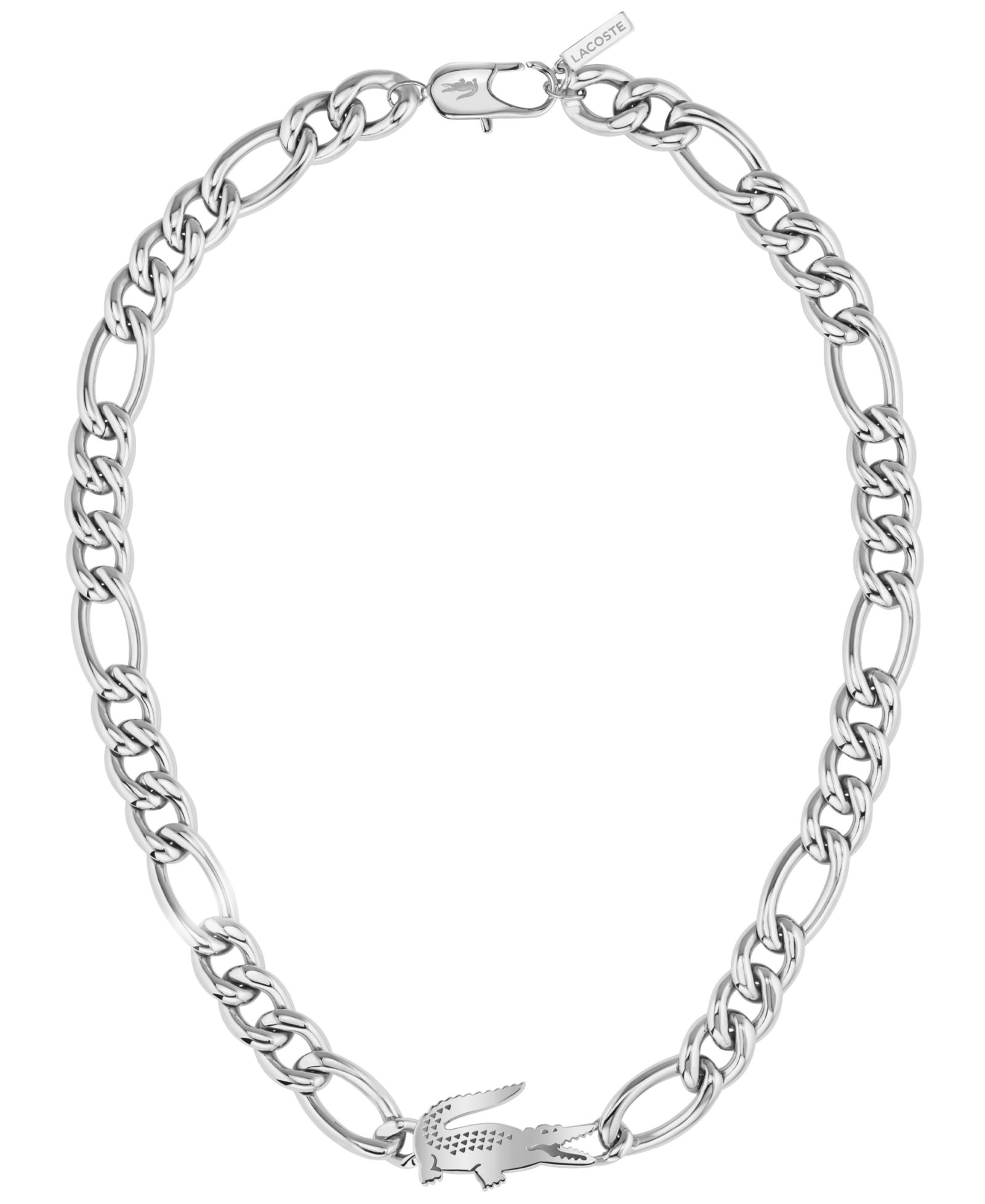 Lacoste Women's Crocodile IP Plated Necklace