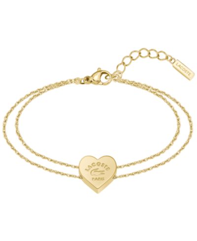 Женский браслет Lacoste Love My Croc IP Plated