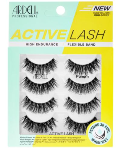 Набор ресниц Ardell Active Lash - Pump'n, 4 шт.