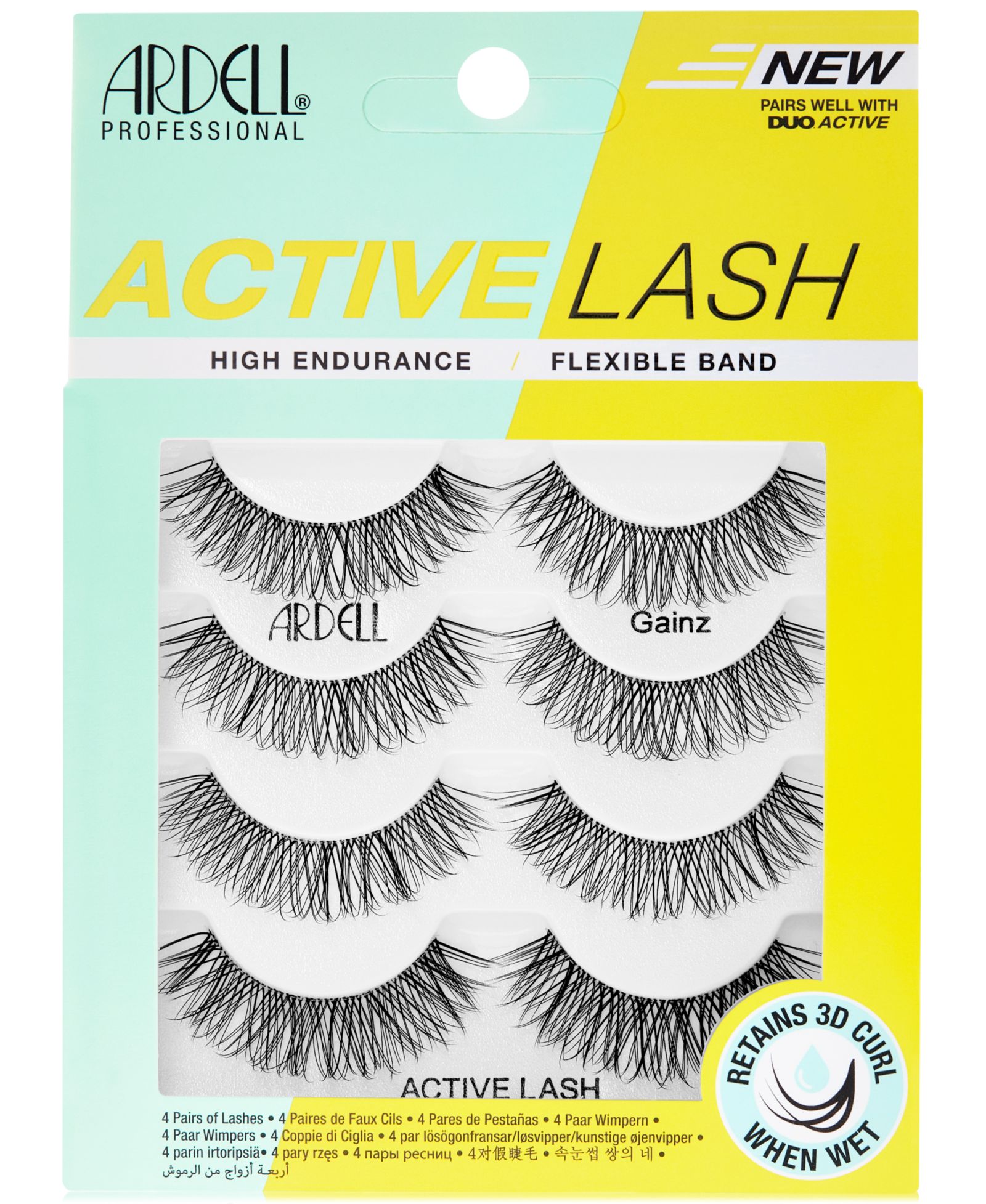 Ardell Active Lash - Gainz, 4-Pk.