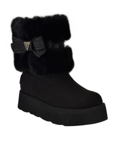 Женские ботильоны GUESS Denla Cold Weather Faux Fur Cozy