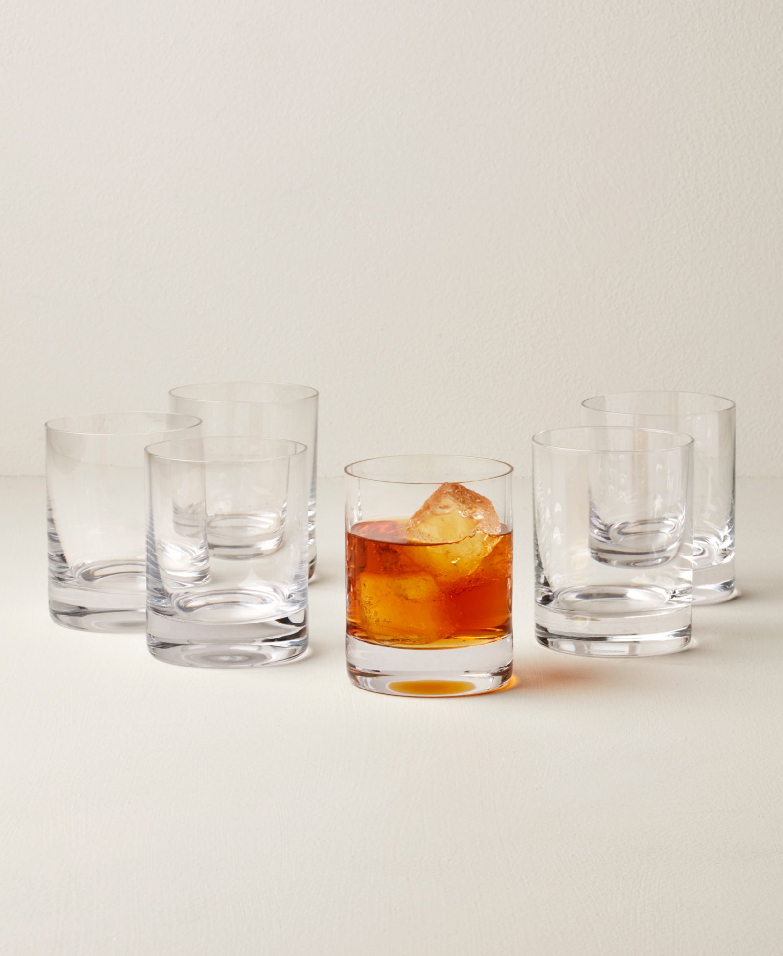 Lenox Tuscany Classics Cylinder Double Old Fashioned Glasses, Set Of 6