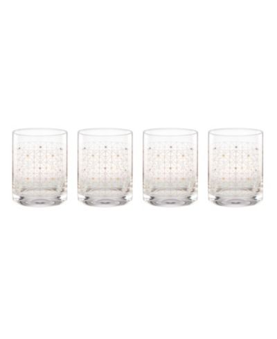 Lenox Tuscany Classics Gold Dust Double Old Fashioned Glasses, Set Of 4