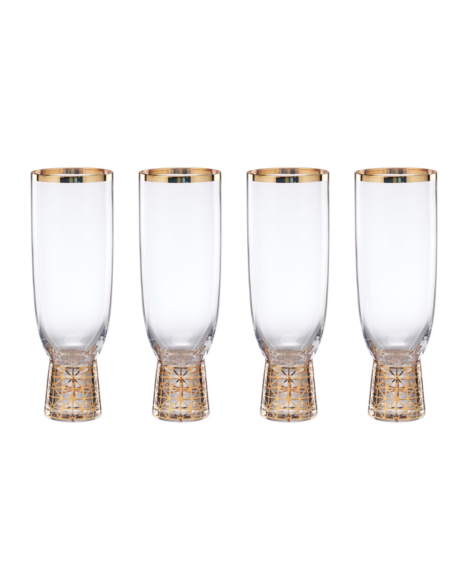 Набор из 4 бокалов Lenox Tuscany Classics Gold Frost