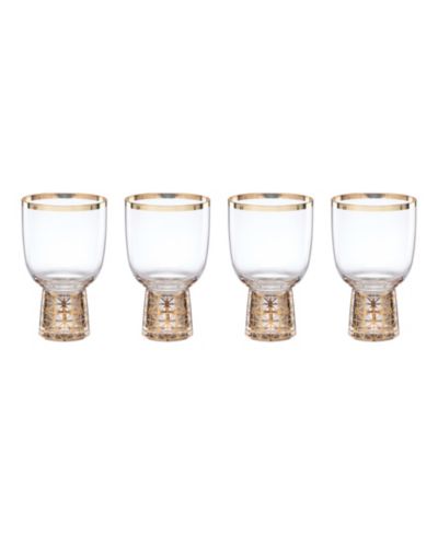 Lenox Tuscany Classics Gold Frost Wine Glasses, Set Of 4