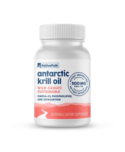Масло криля NativePath Antarctic Krill Oil Omega 3 500mg 30 капсул