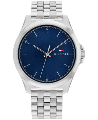 Tommy Hilfiger Мужские часы Quartz Silver Stainless Steel, 42mm
