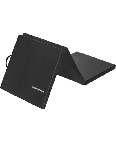 Коврик для упражнений BalanceFrom Fitness GoGym 6x2ft Folding 3 Panel Black