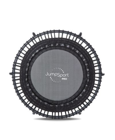 Легкий круглый фитнес-батут JumpSport 350 PRO Indoor 39" с 4 видео
