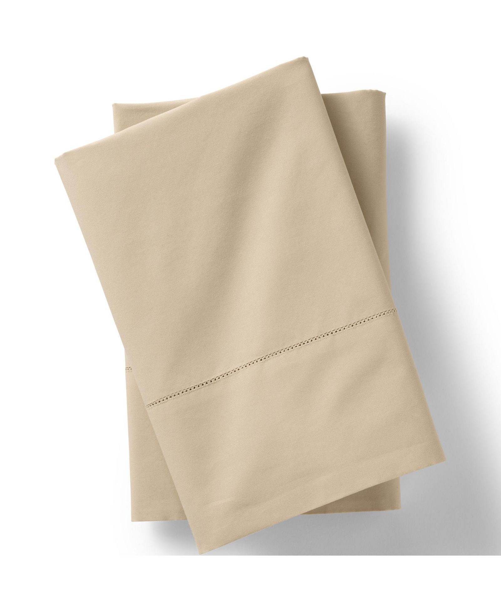Хлопковые наволочки Lands' End Cotton Percale, 300 Thread Count