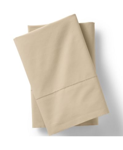 Хлопковые наволочки Lands' End Cotton Percale, 300 Thread Count