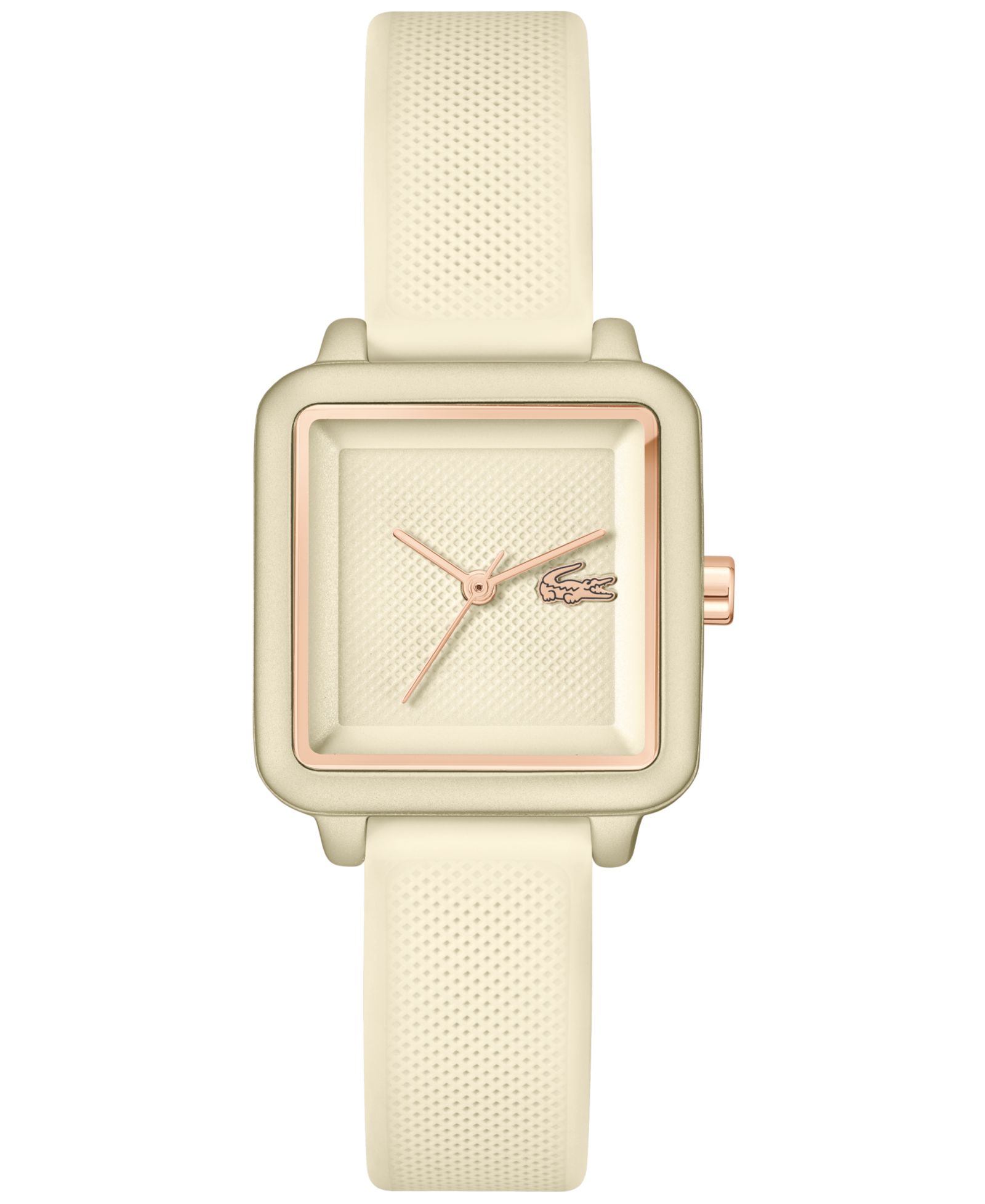 Женские часы Lacoste 12.12 Flow Champagne Silicone Strap, 26mm