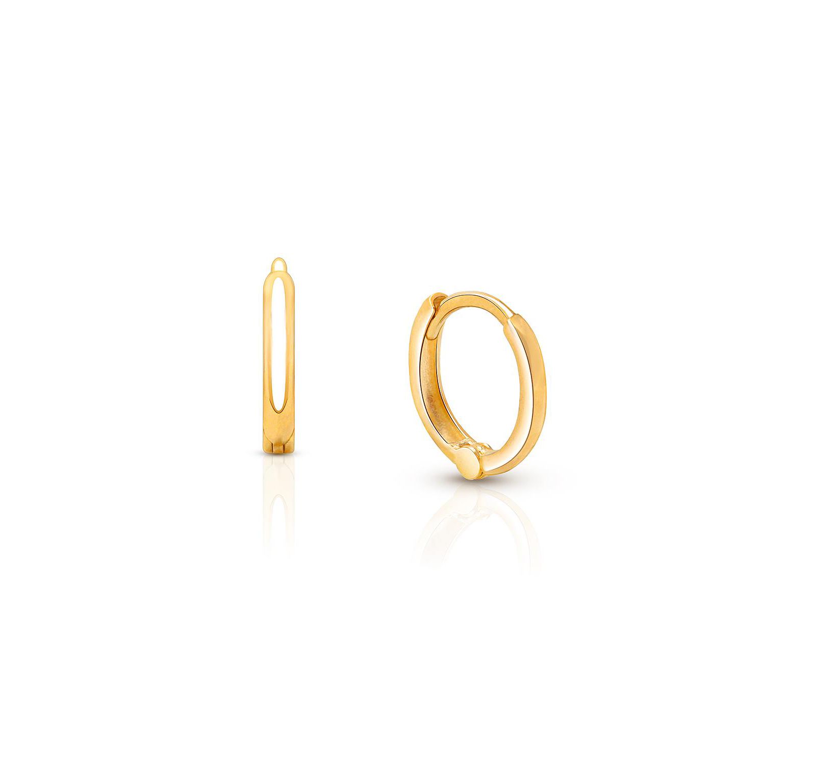 Серьги-кольца Tiny Blessings 14K Gold Classic Tiny 9mm Huggie
