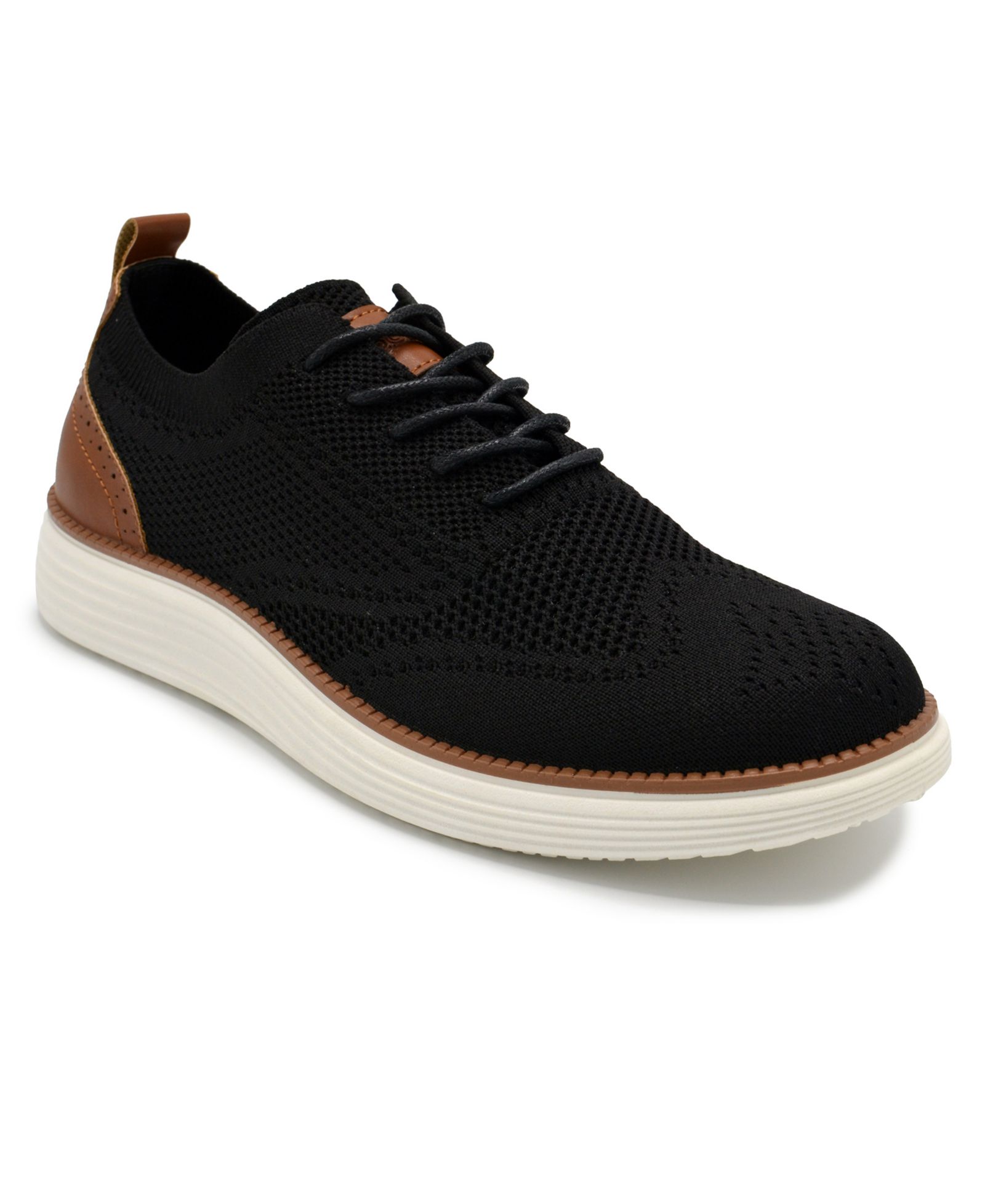 Мужские туфли Akademiks Men's Olney Wingtip Knit Oxford