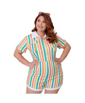 Ромпер Unique Vintage Women's Plus Size 1960s Mia