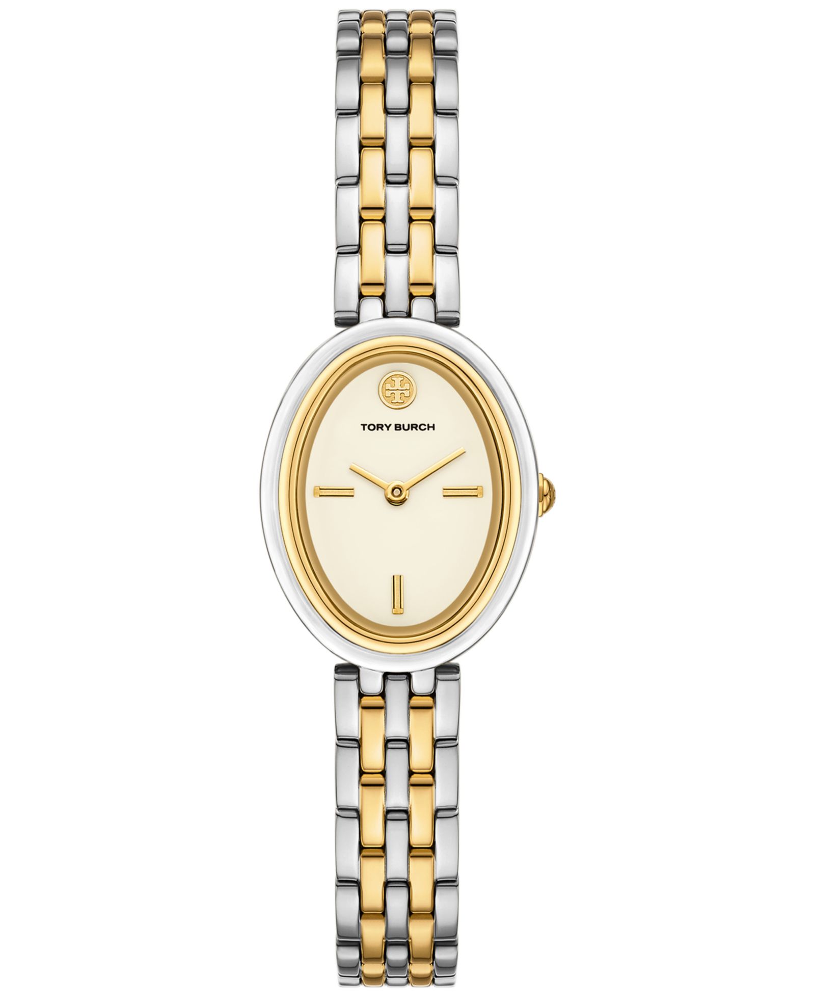 Женские часы Tory Burch The Oval Two-Tone из нержавеющей стали, 22mm