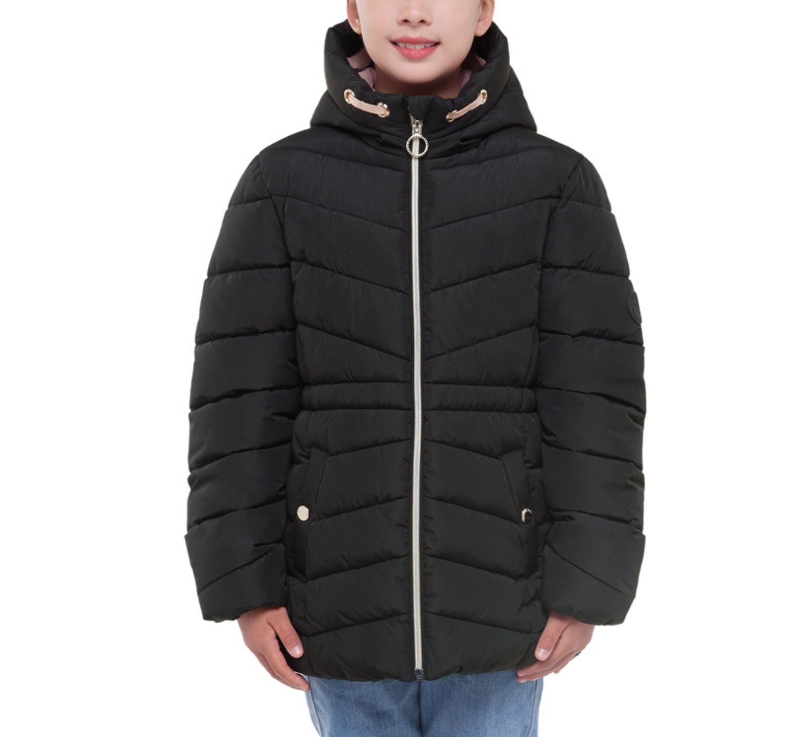 Rokka&Rolla Girl (4-18) Shower Resistant Puffer Jacket Coat